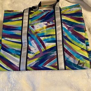 Lug Women's Bag with Vibrant Multicolor Stripes